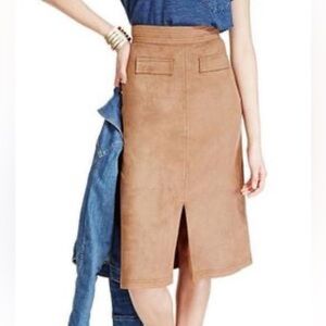 Marks & Spencer Suedette Midi Skirt